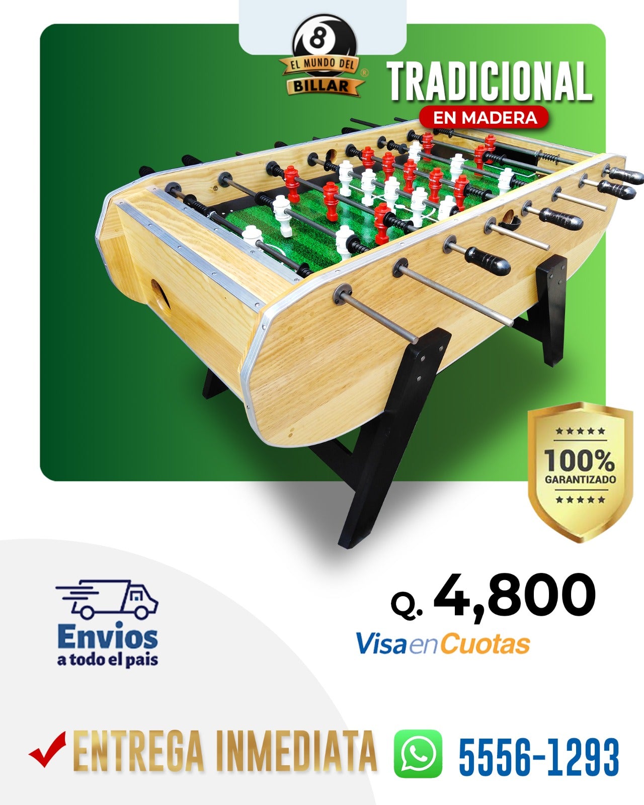 Mesa de Futillo “Tradicional en Madera”